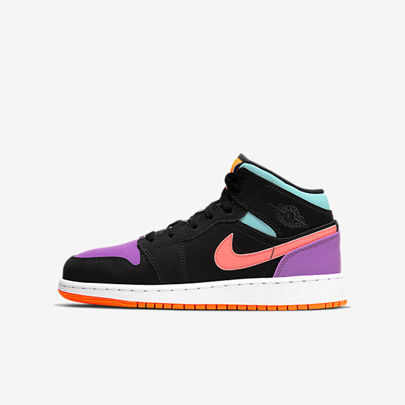 jordan 1 black orange purple